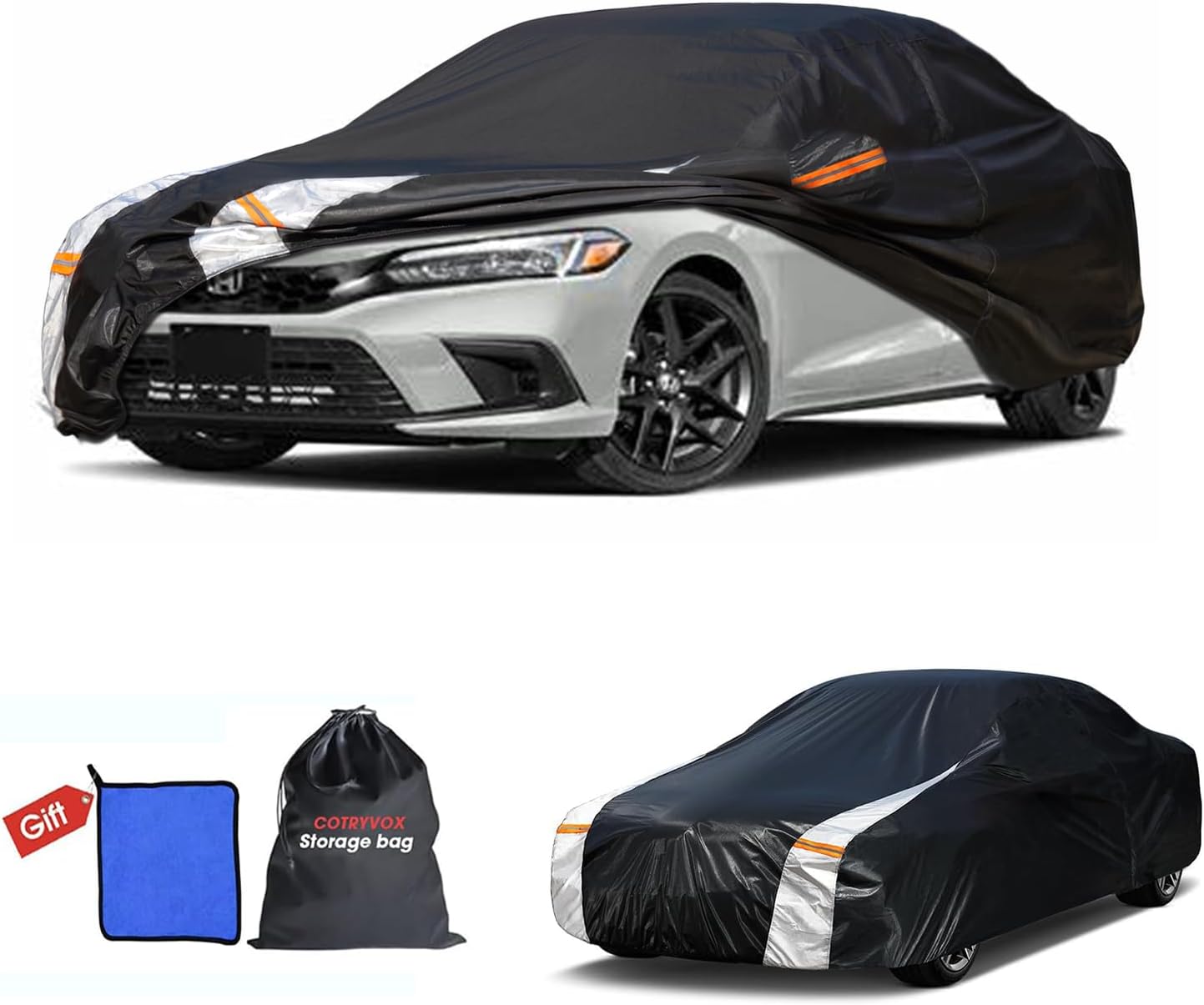 Honda Civic Car Cover 100% Waterproof All Weather Protection