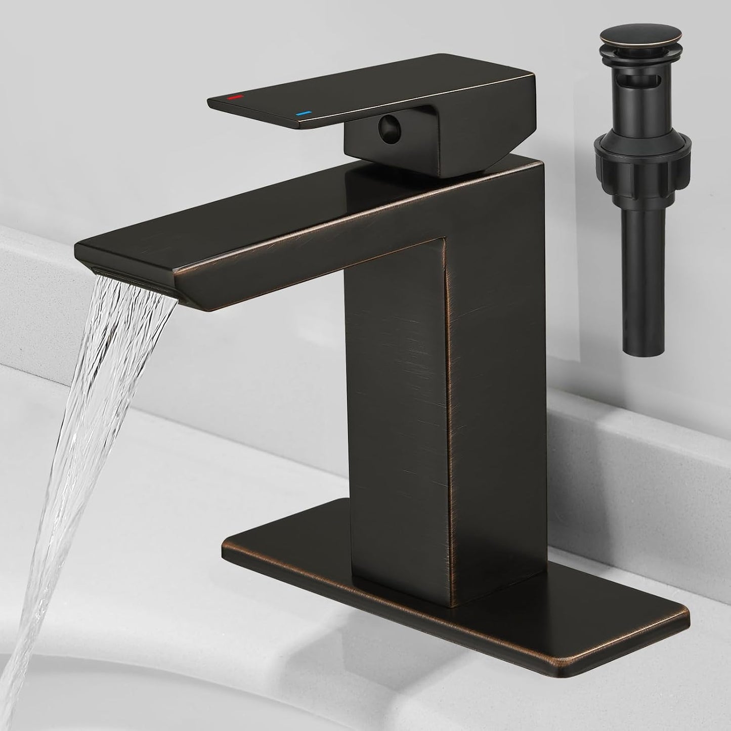 RUMOSE Oil Rubbed Bronze Bathroom Faucets Set for Stylish Sinks