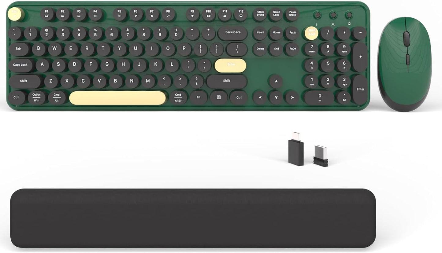Colorful Wireless Computer Keyboards Mouse Combos for Fun