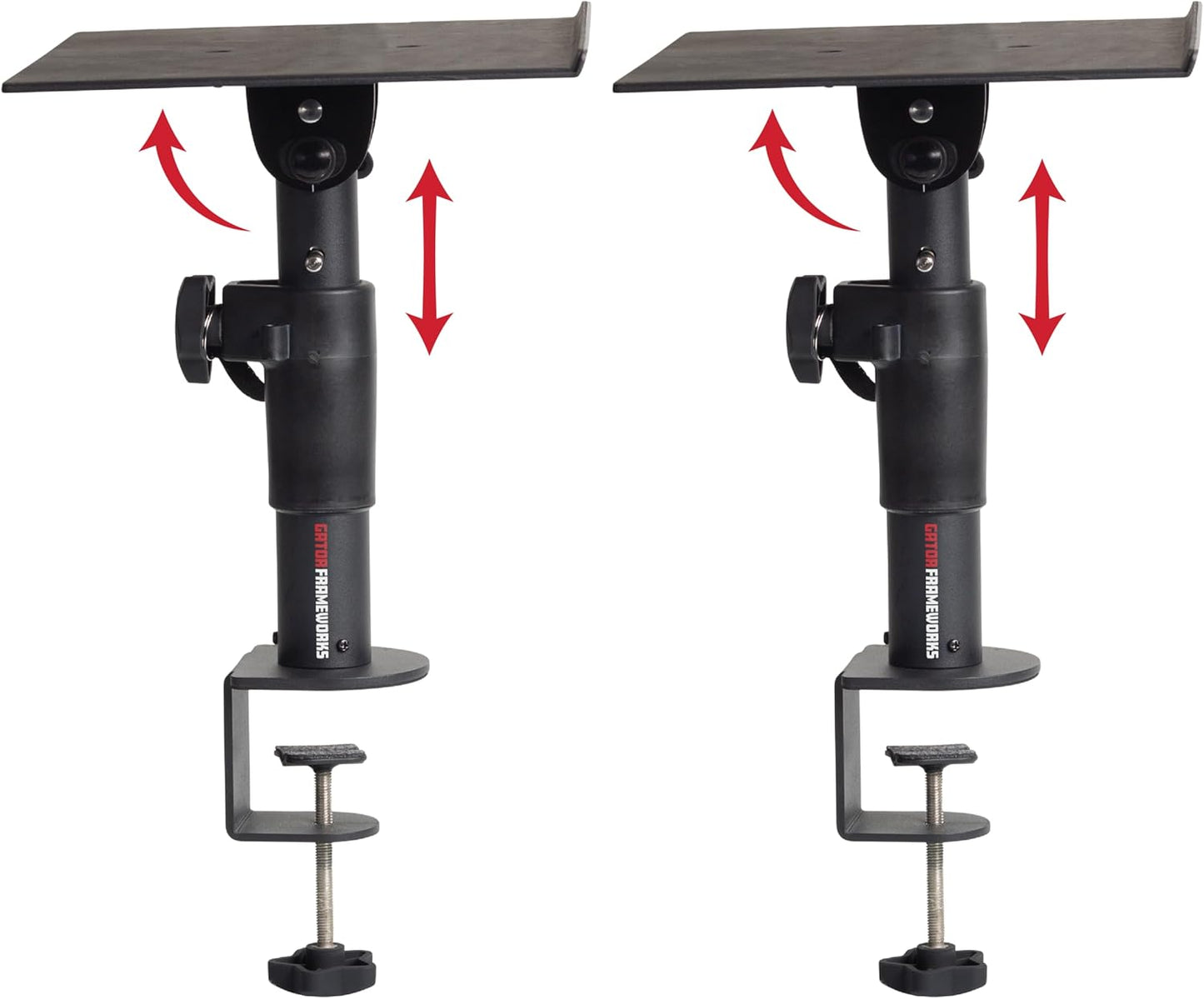 Gator Frameworks Clamp-On Speaker Stands - Set of 2