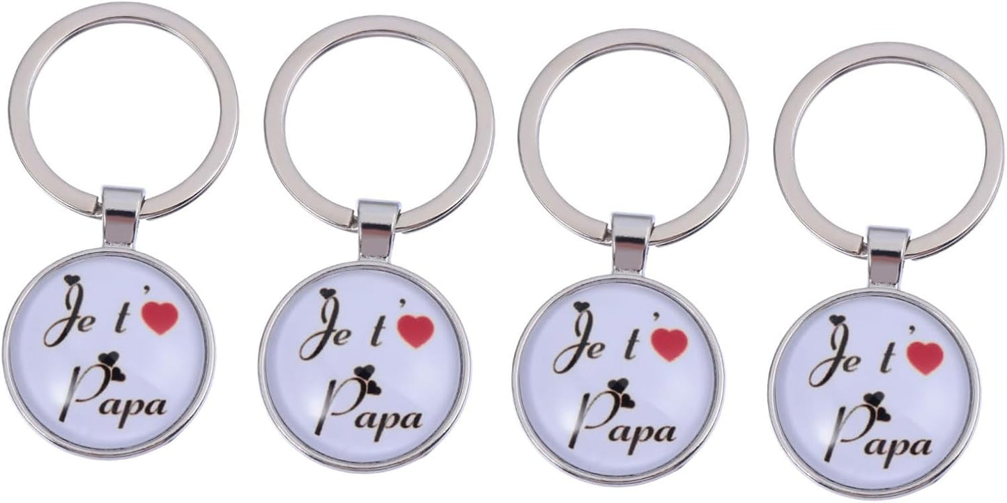 Dad's Day Crystal Freshener Keychain Set