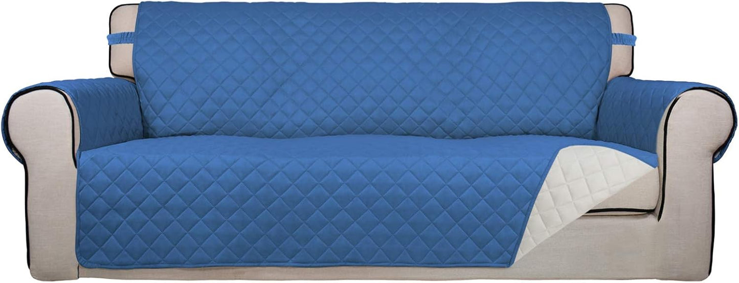 PureFit Reversible Quilted Sofa Cover for Pets and Kids