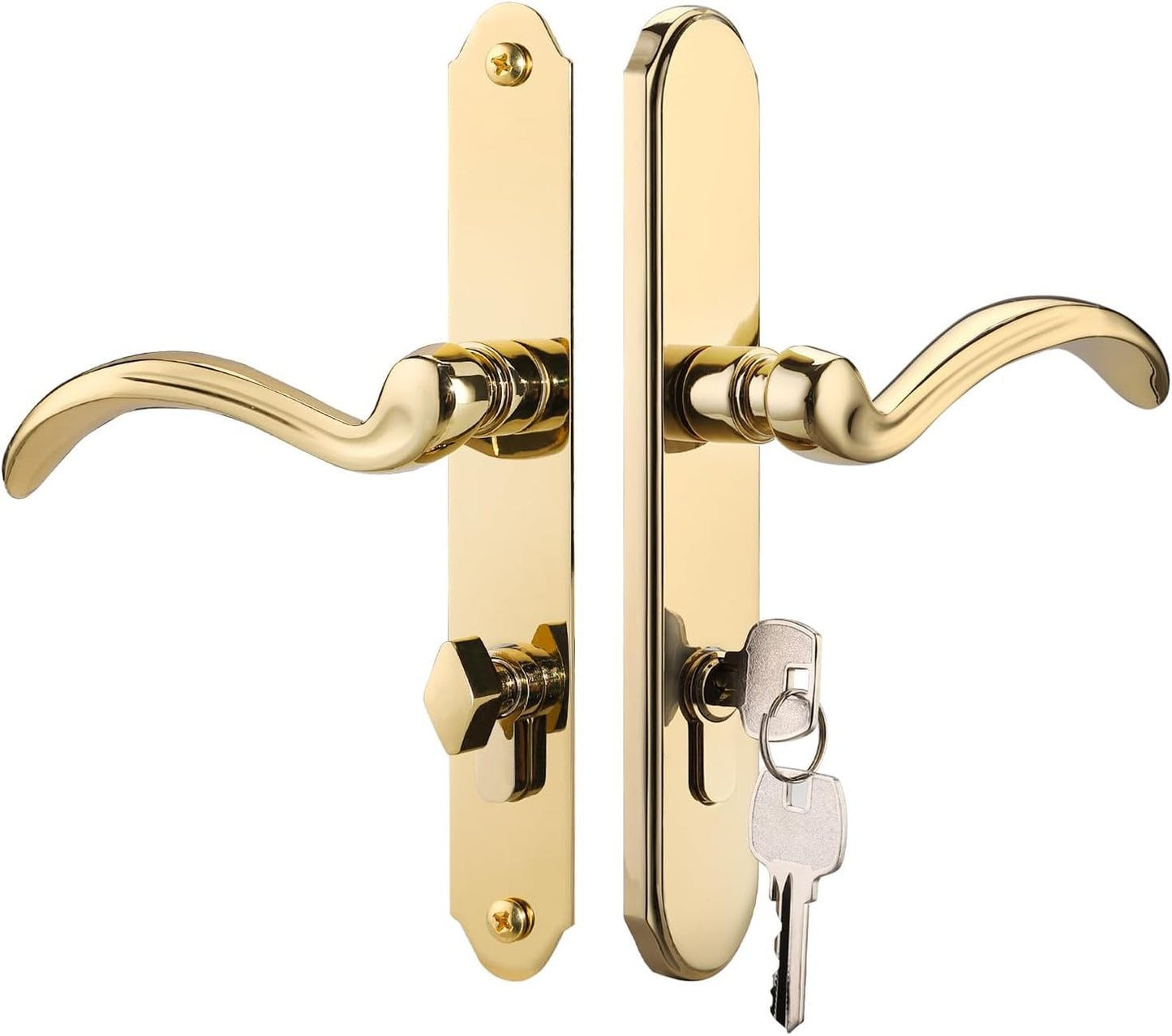 Pella Storm Door Handle Accessory Set with Key and Lock Cylinder