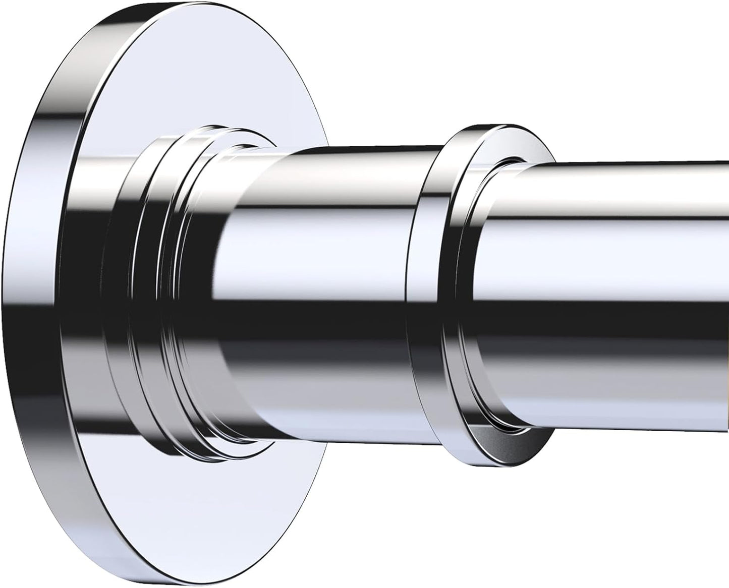 BRIOFOX Adjustable Shower Rod, No Drilling Stainless Steel, 18-64 Inch