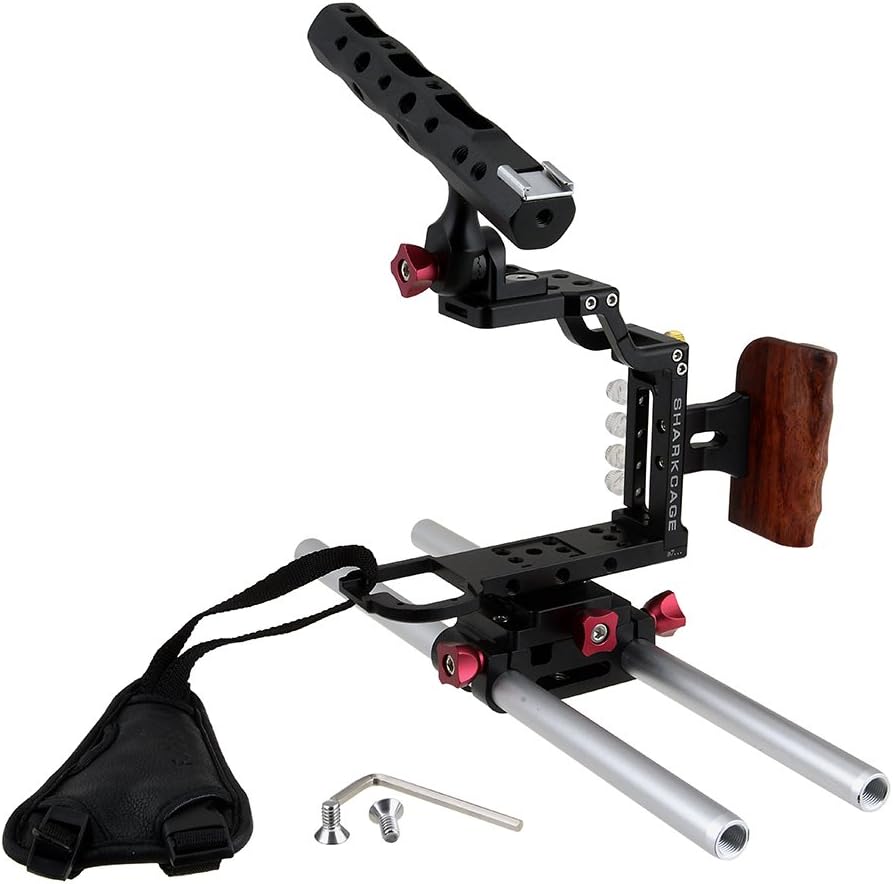 Fotodiox Pro Cinema Black Sharkcage for Sony a7-Series Cameras