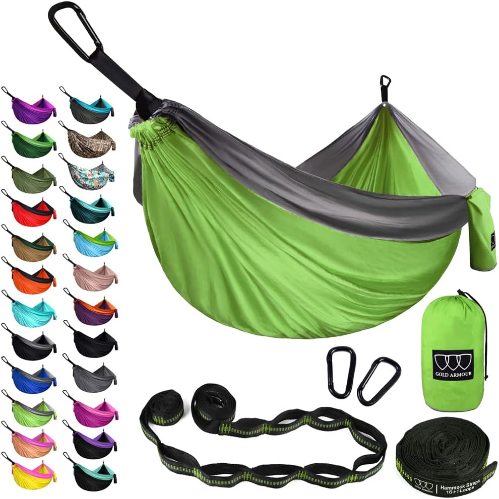 XL Double Portable Camping Hammock - USA Brand