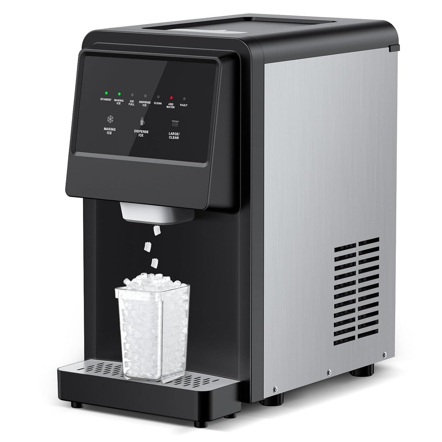 Chewable Nugget Ice Maker - 70Lbs/24H Output