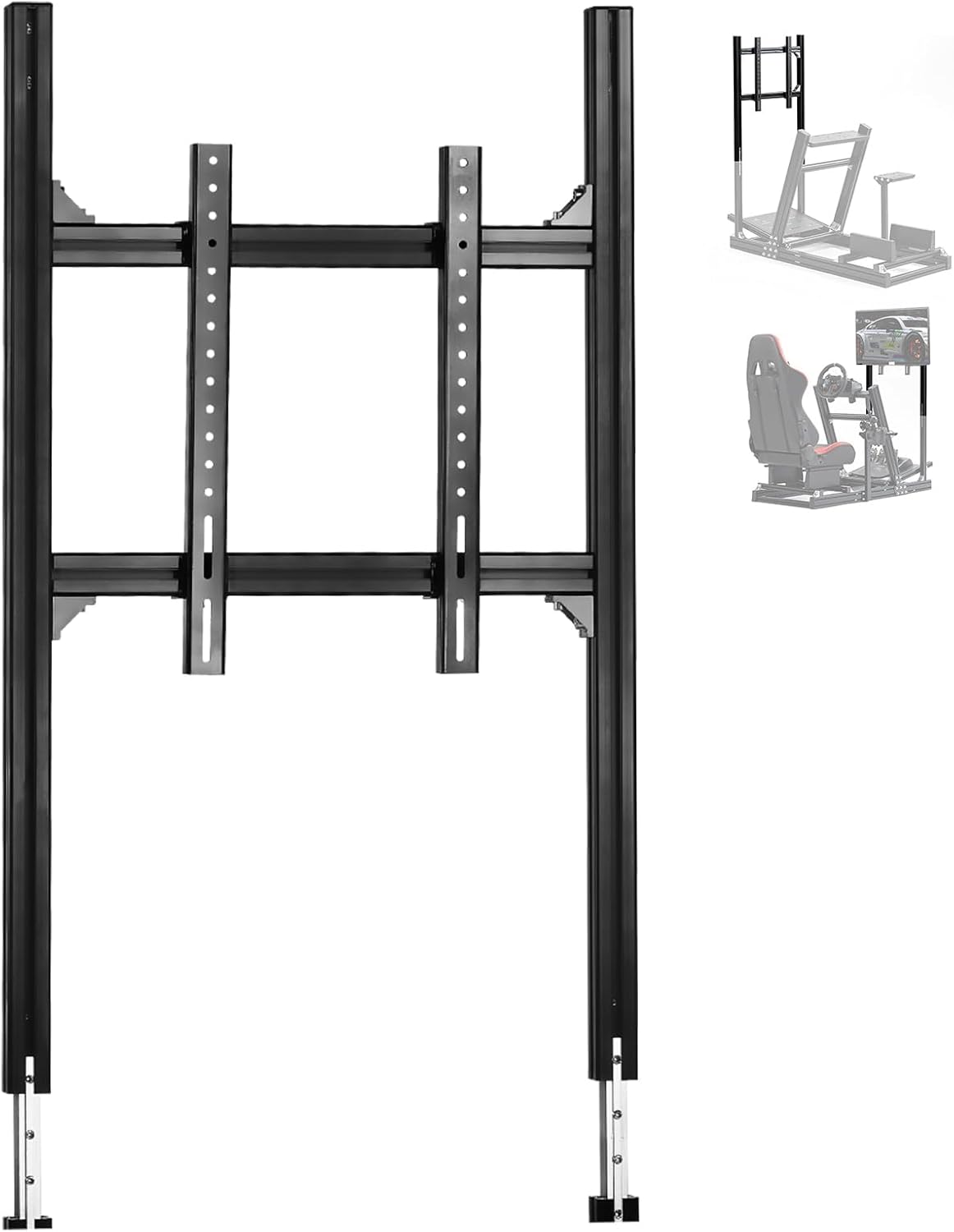 Marada Racing Simulator Monitor Stand for 27 to 65 in Screens