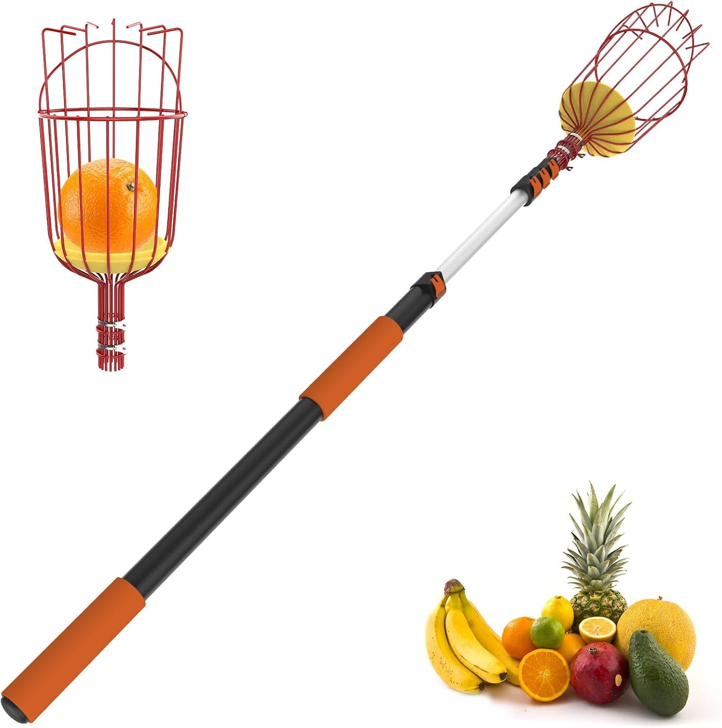 26FT Reach Fruit Picker Tool for Effortless Harvesting