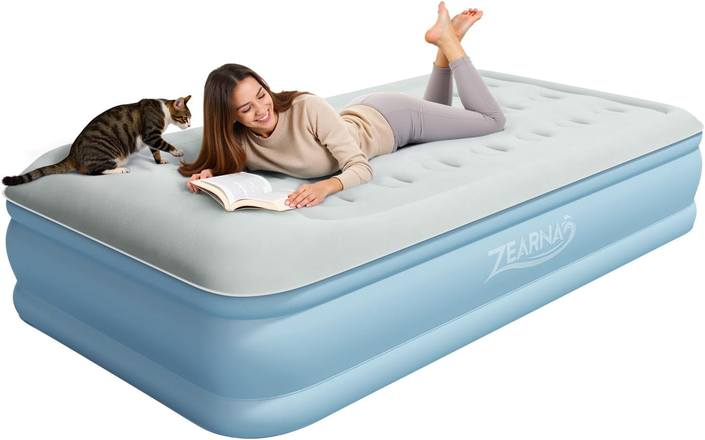Twin Air Mattress with Built in Pump for Ultimate Comfort