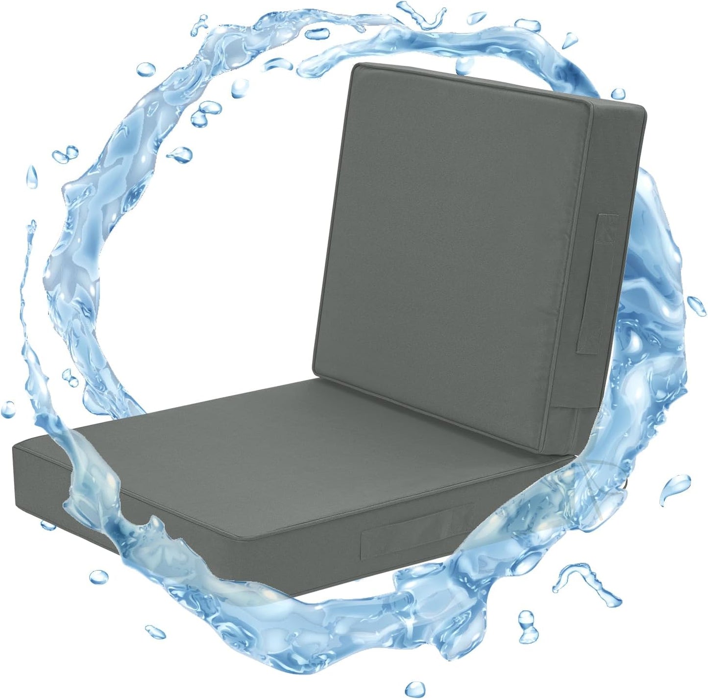 Outdoor Cushions for Patio Furniture - Waterproof Seat Cushions