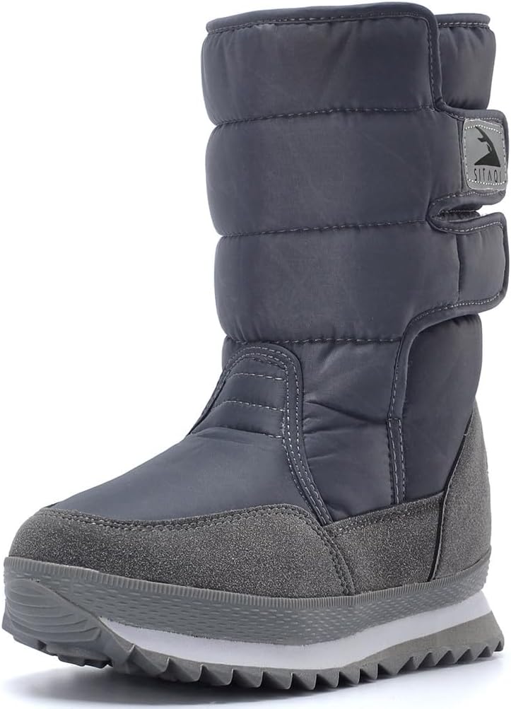 DADAWEN Women's Waterproof Frosty Snow Boot for Winter Fun