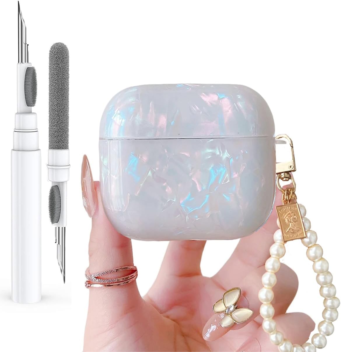 2024 Glitter Airpods 4 Case + Cleaner Pen Set - Stylish Protection!