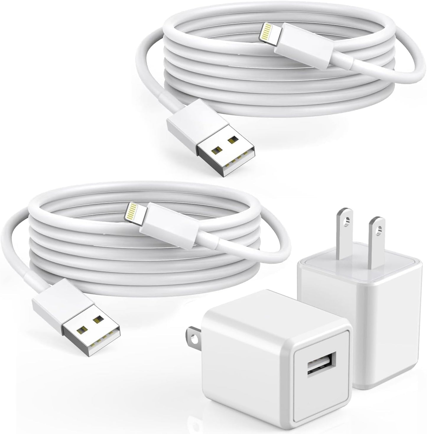 Fast Charge iPhone with Curvologys 2Pack 6FT