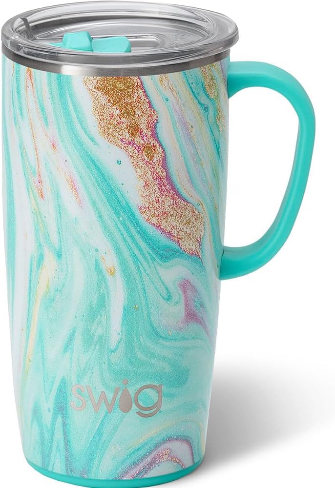 Swig Life 22oz Travel Mug - Insulated Tumbler with Handle