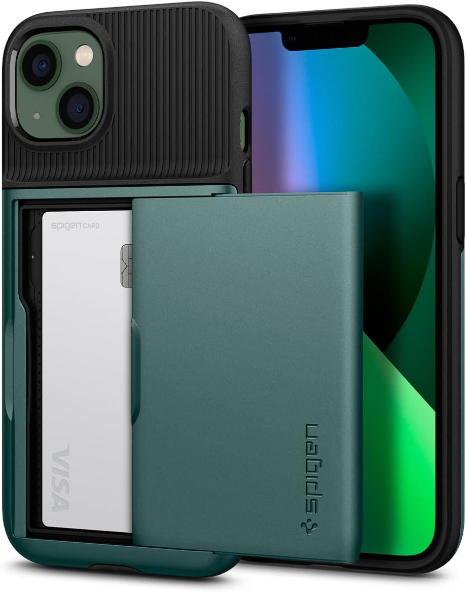 Spigen Slim Armor CS iPhone 13 Case with Card Slot Protection