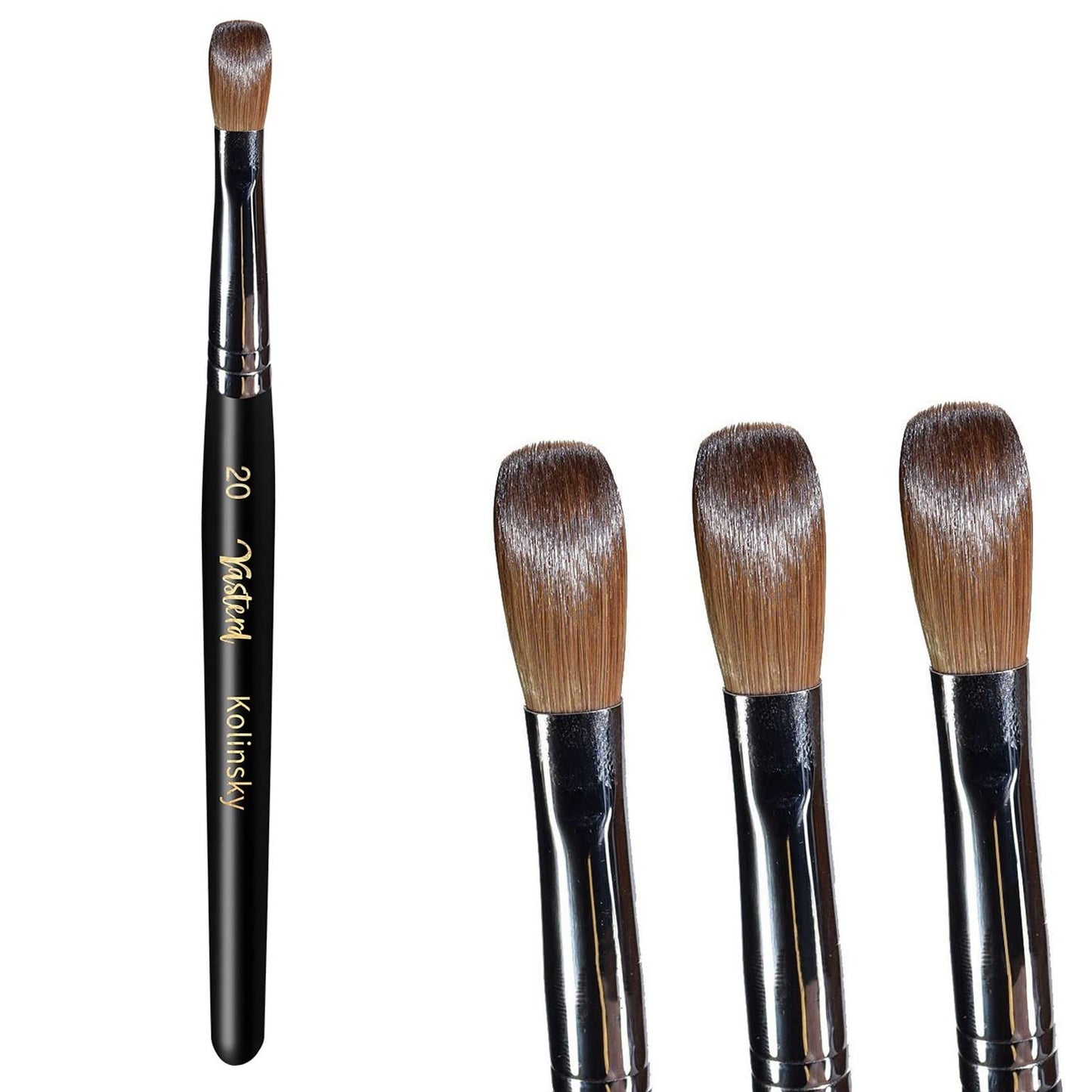 Yasterd Acrylic Nail Brush 100% Kolinsky for Professional Use