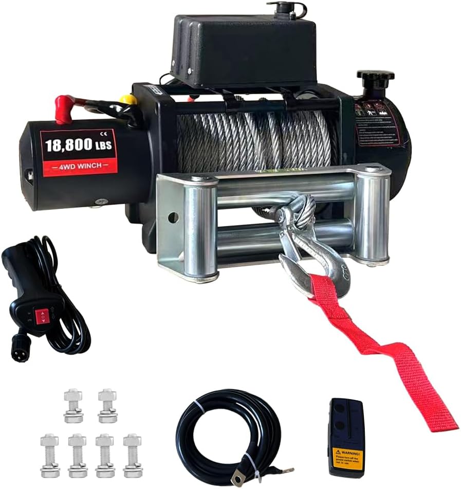 Chic Muse 18800lbs Electric Vehicle Winch for Off Road Use
