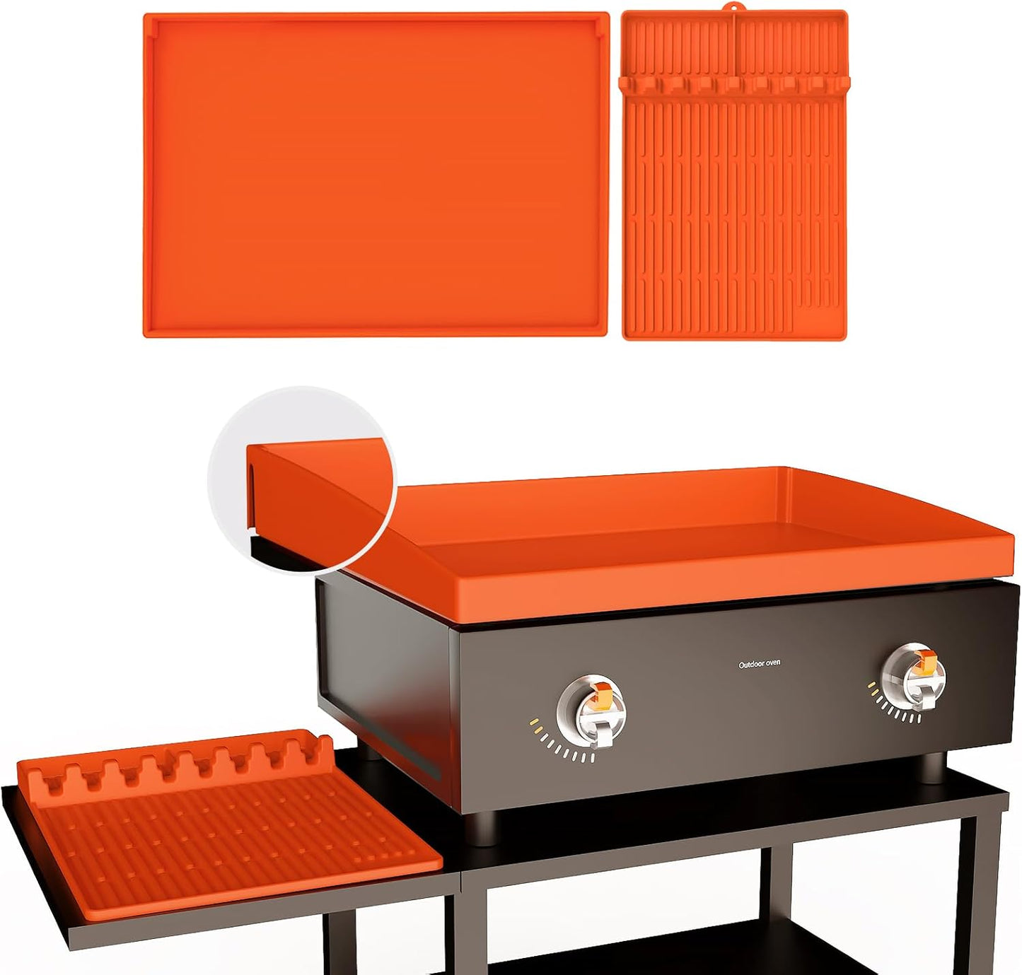 Full-Edge 22 in Blackstone Silicone Griddle Cover for Protection