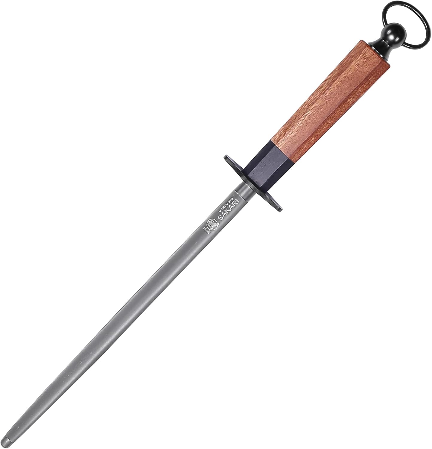 MITSUMOTO SAKARI 10 Inch Round Honing Rod for Perfect Blades