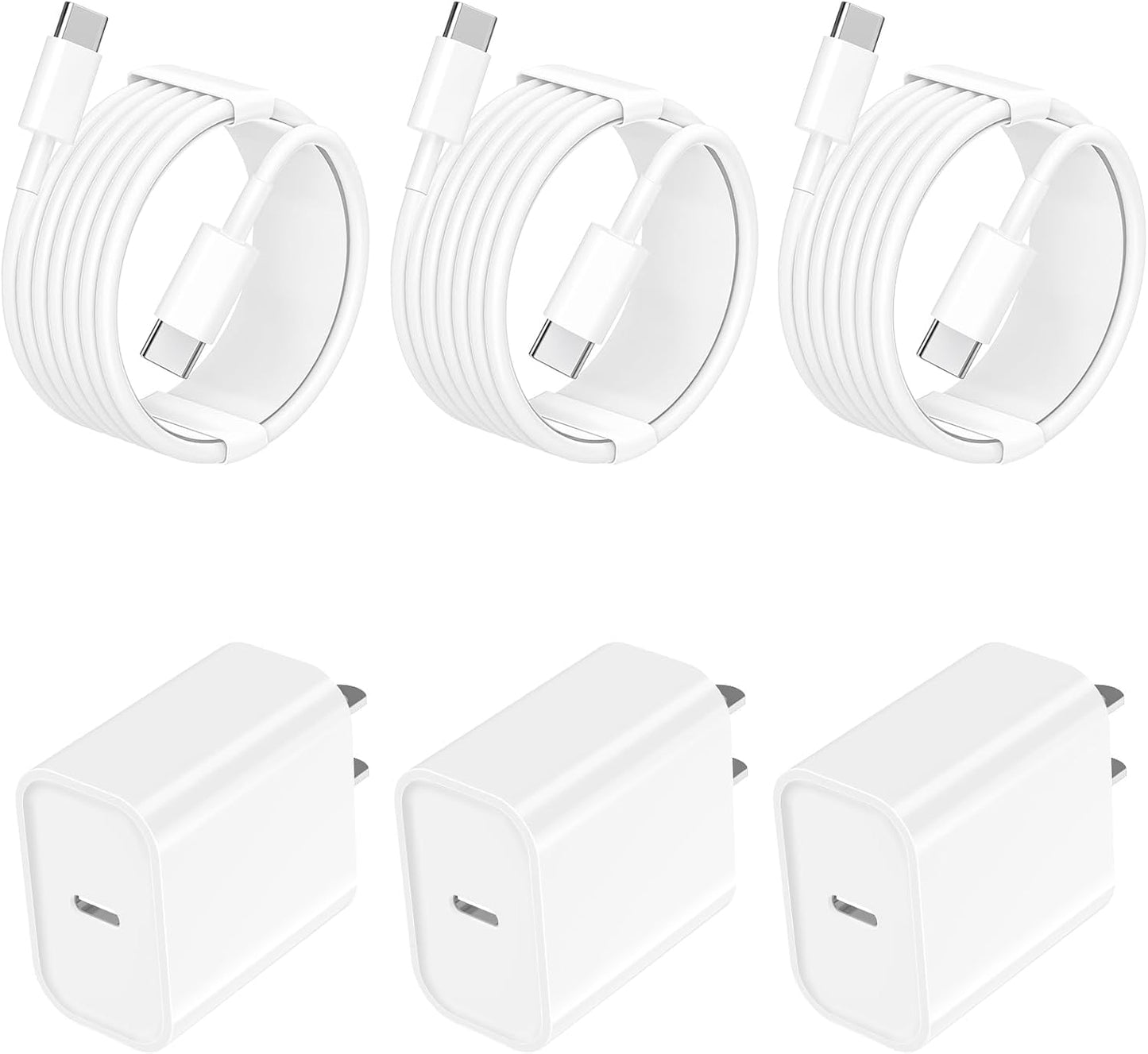 Fast Charge Linocell Trio for iPhone 16: 10FT Type-C Cable + 20W Wall Charger