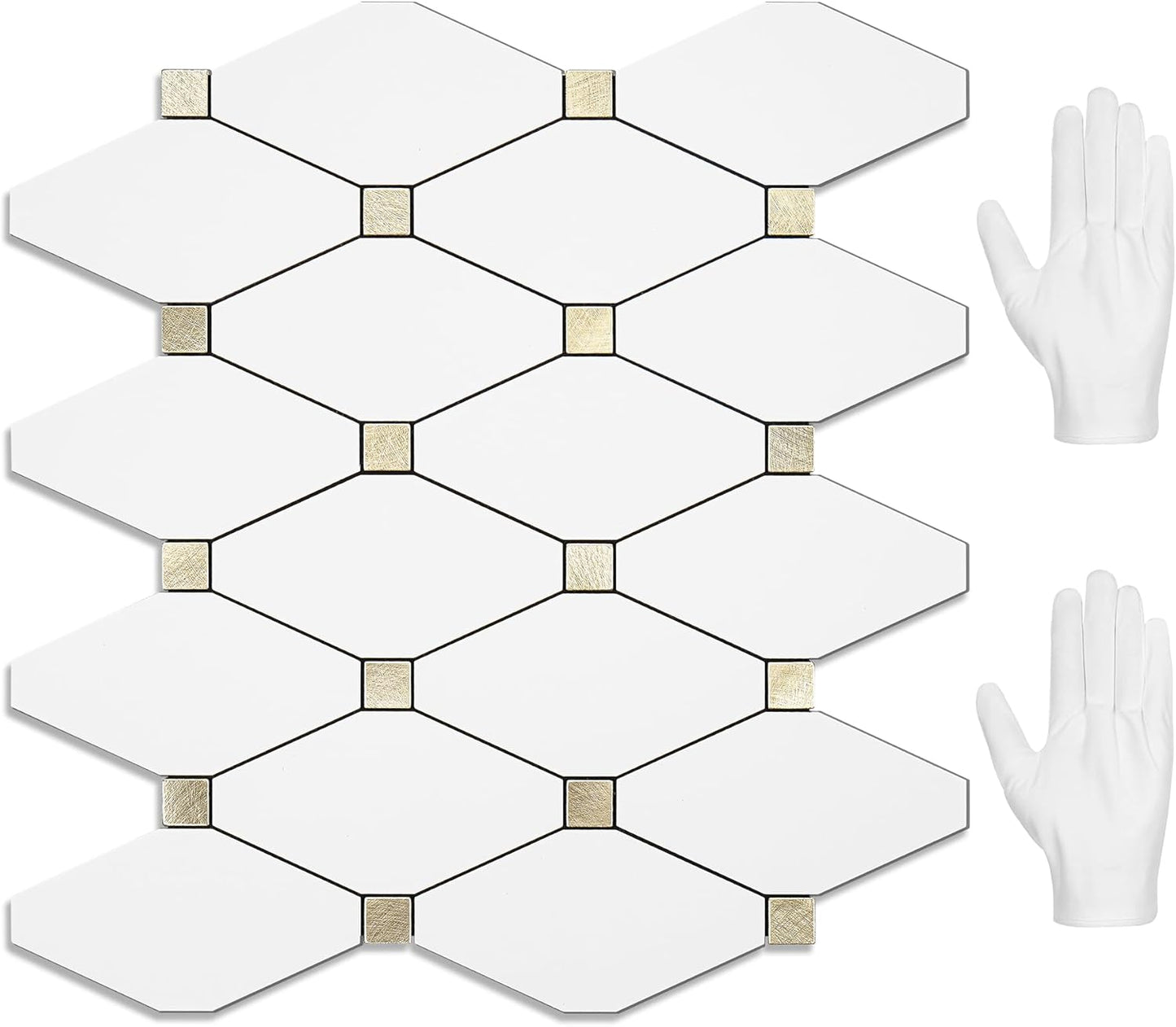 Peel and Stick Backsplash Tiles for Modern Kitchen Makeover