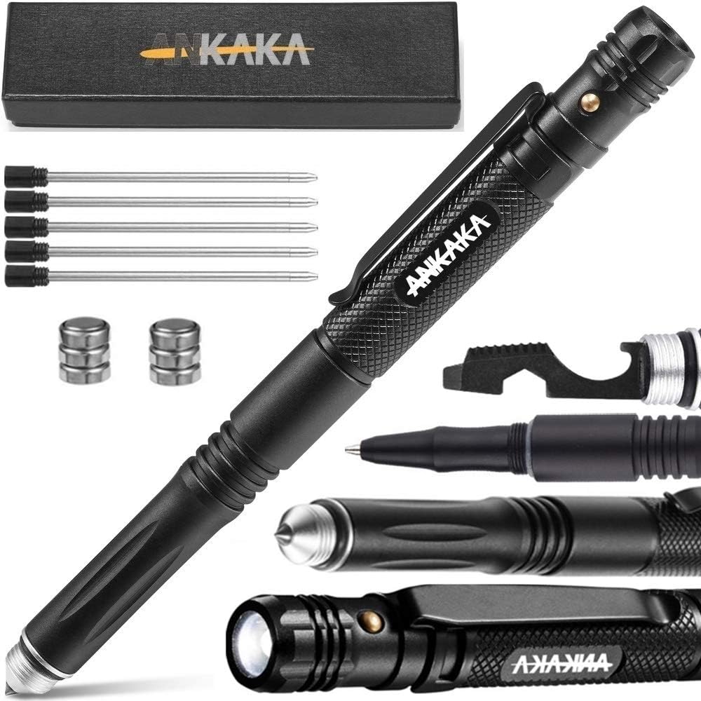 Ultimate Tactical Pen: 6-in-1, Self-Defense Tip, Flashlight, Multi-Tool