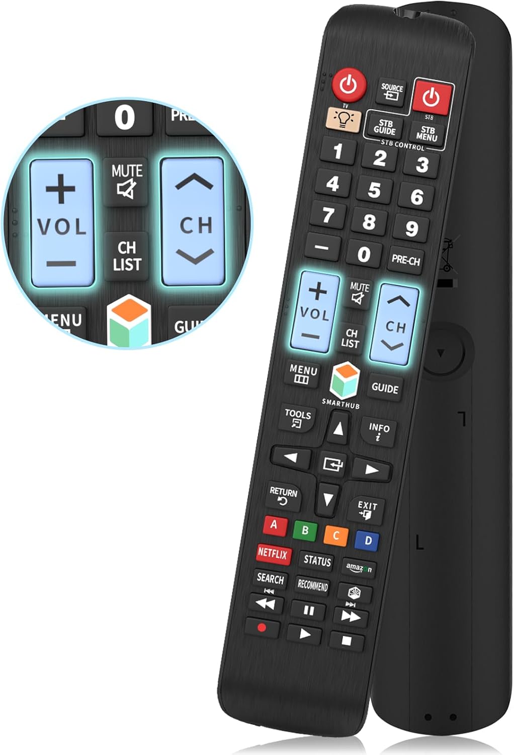 Universal Backlit Samsung TV Remote - Control All TVs Easily!