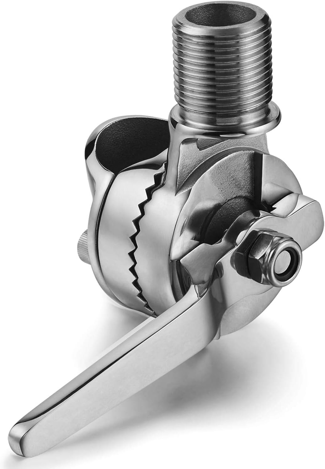 Marine VHF Antenna Mounts for Boats - Adjustable Stainless Steel
