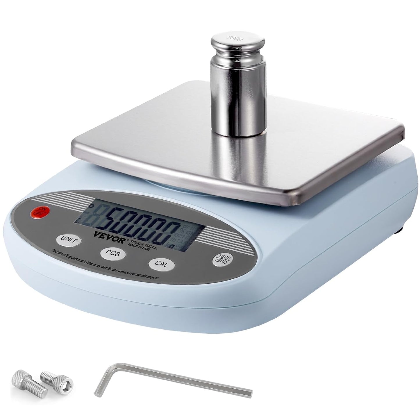 VEVOR Lab Scale: High Precision 2000g x 0.01g Analytical Balance