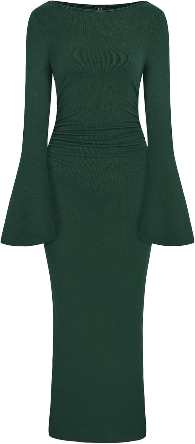 PRETTYGARDEN Maxi Dresses for Women - Elegant Fall Fashion