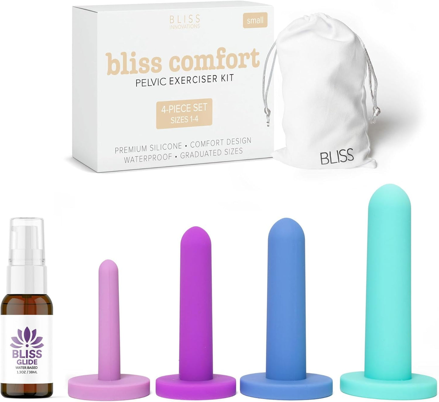 Bliss Comfort Silicone Pelvic Floor Trainer Kit for Gentle Care