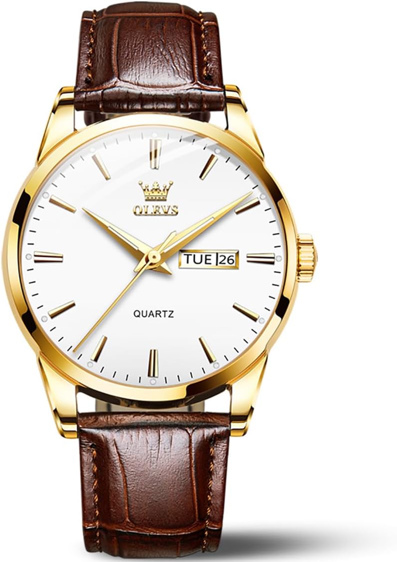 SHICHENG OLEVS Men's Easy Read Date Watch