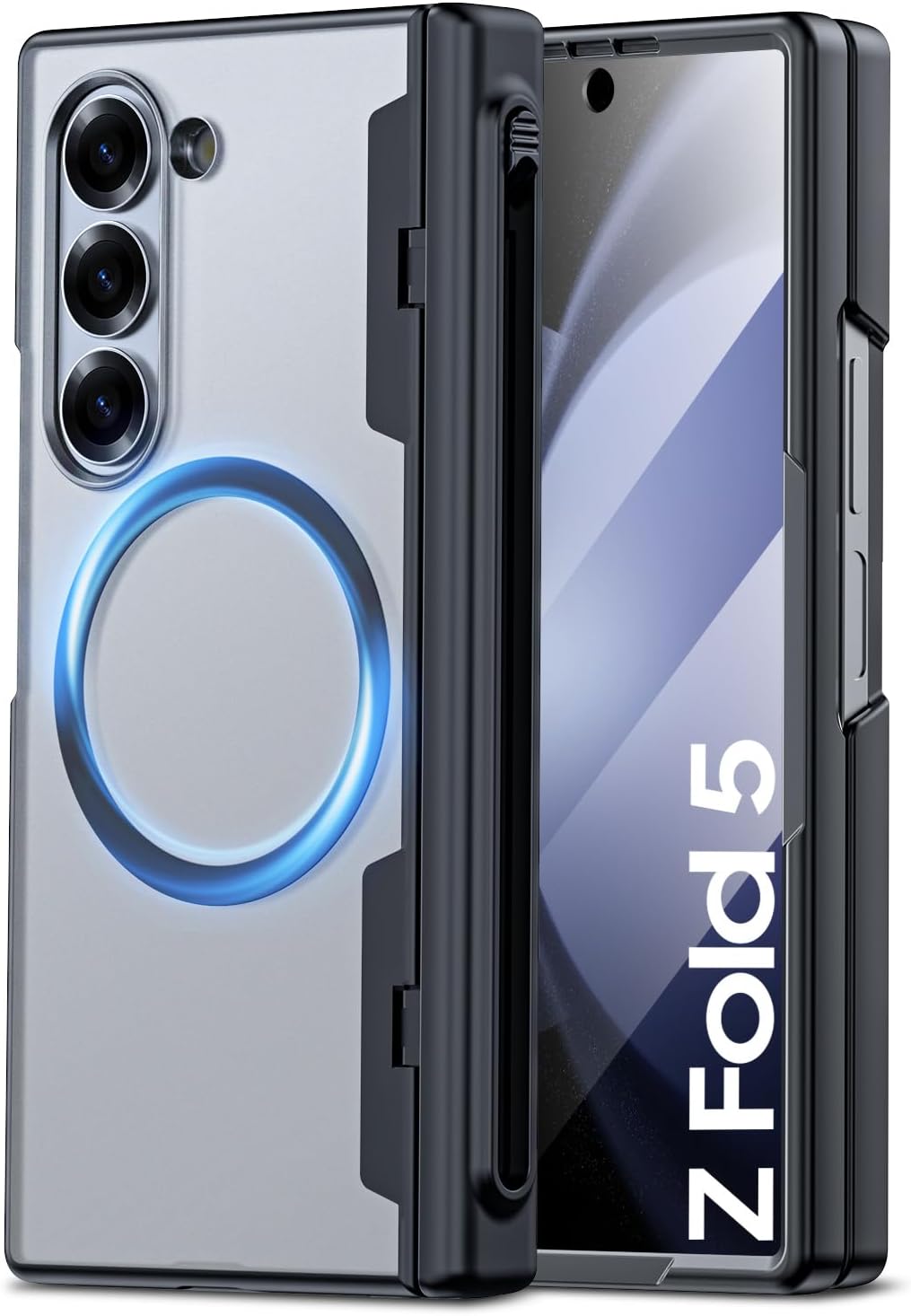 Samsung Galaxy Z Fold 5 Case with Mag-Safe & S Pen Holder