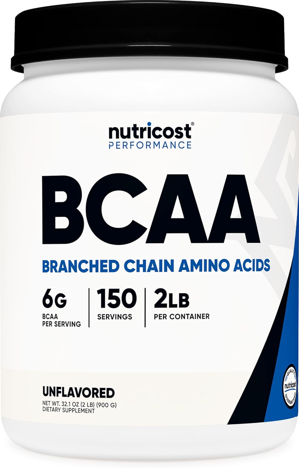 Nutricost BCAA Powder 2:1:1 - Unflavored Amino Acid Supplement