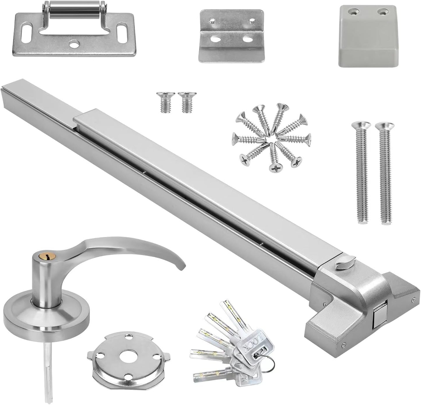 31.5in Stainless Steel Panic Exit Device for Wood & Metal Doors