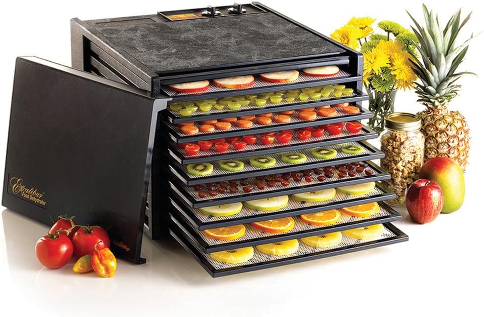 Excalibur Electric Food Dehydrator Machine with 9-Tray Capacity