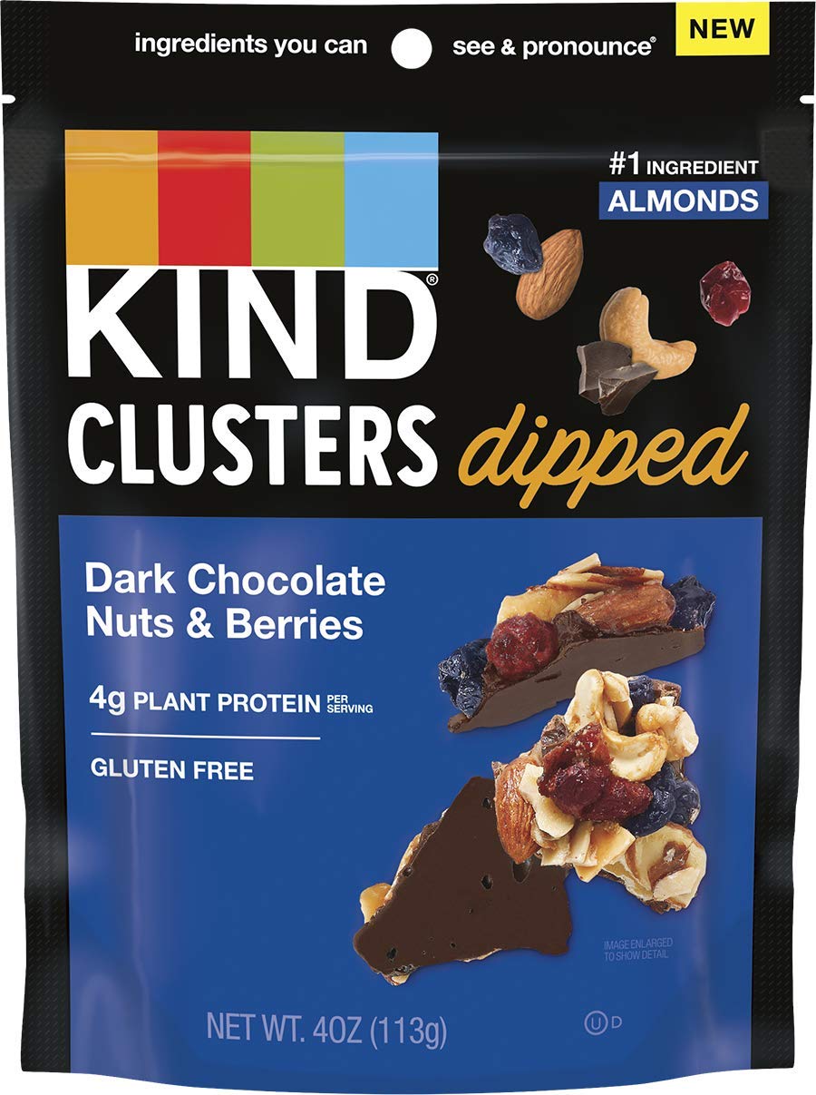 KIND Snack Clusters Dipped Dark Chocolate Nuts & Berries Review