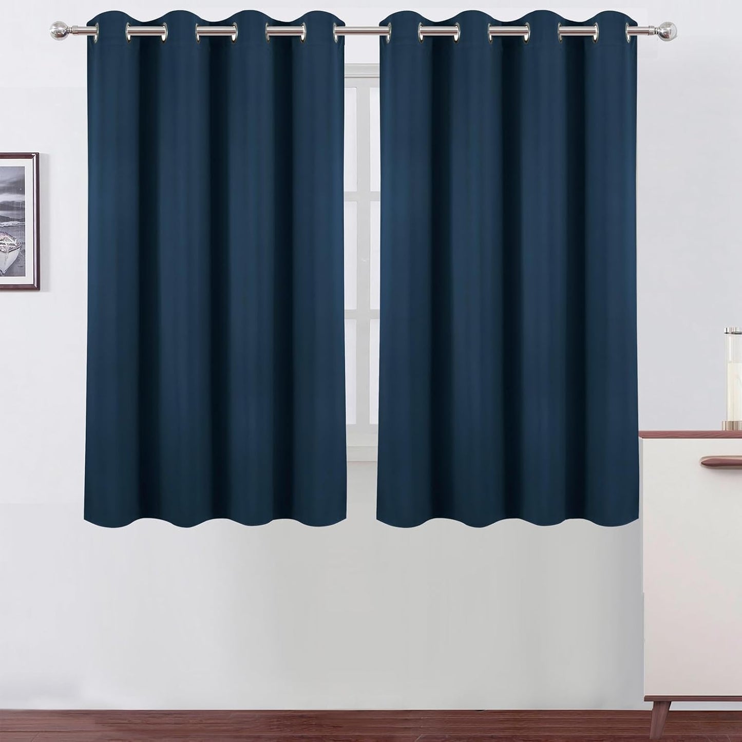 LEMO Blackout Curtains Set of 2 Panels for Room Darkening