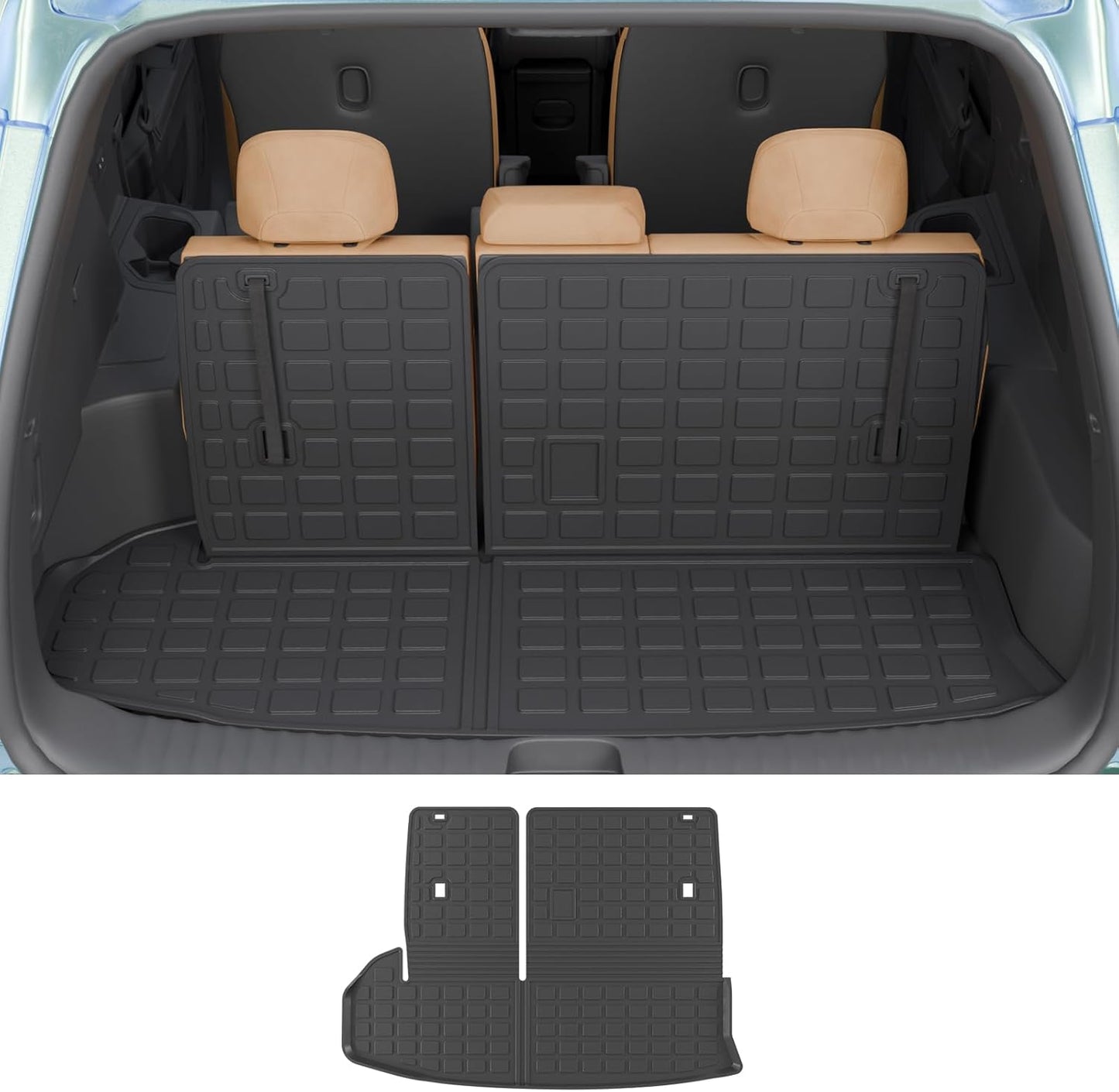 Rongtaod Cargo Mat for 2014-2019 Toyota Highlander Trunk Use