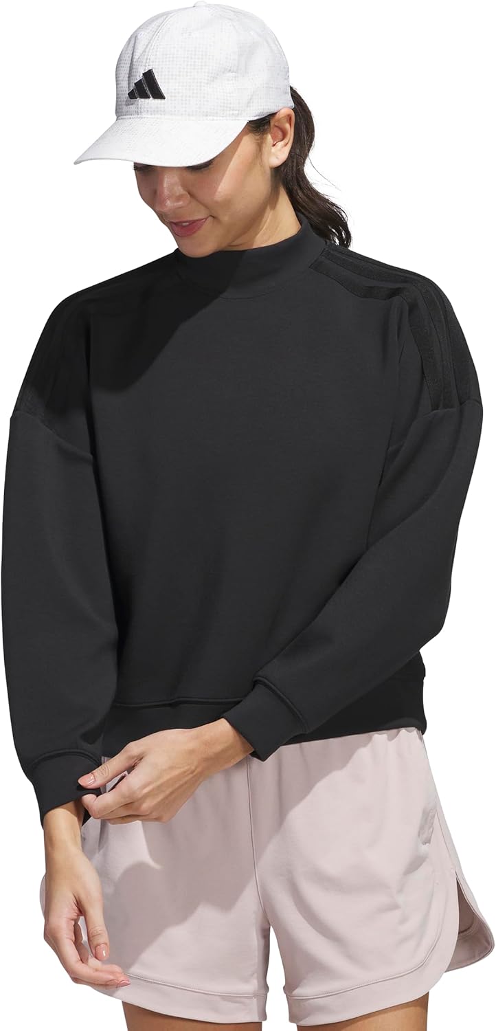 adidas Women's Beyond Spacer Mock Layering Top for Comfort