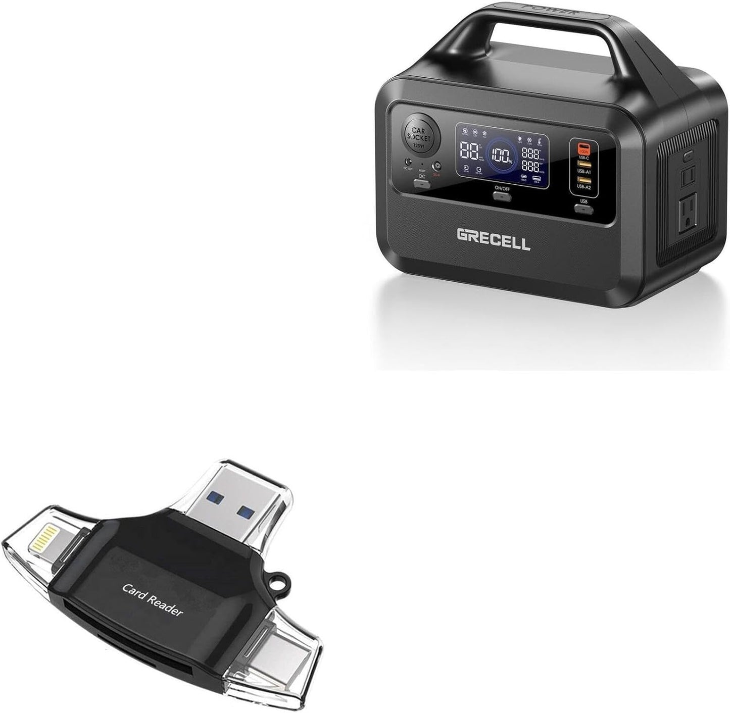 BoxWave AllReader SD Card Reader - Jet Black