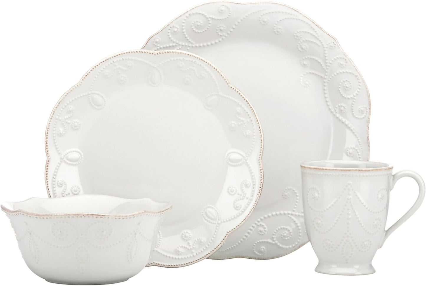 Lenox French Perle 4-Piece Place Setting for Elegant Dining