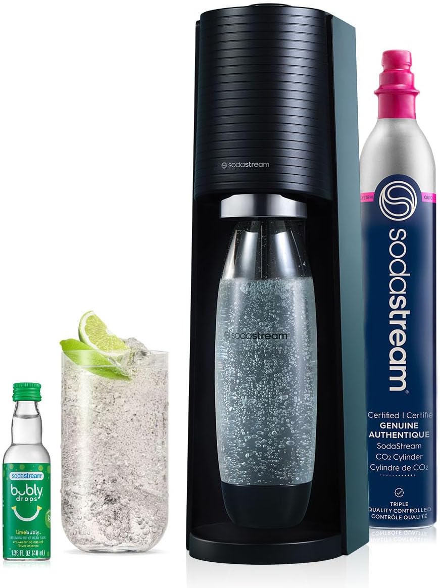 Effortlessly Fizzy: Sparkling Water Maker & CO2 Set