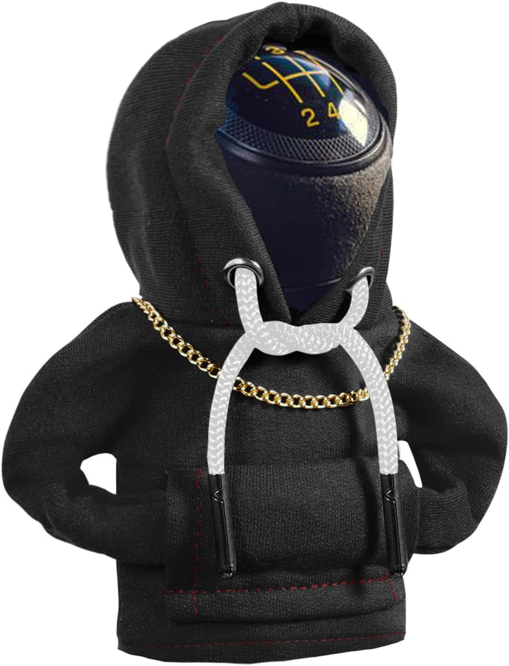 Yajeea Gear Shift Hoodie: Winter Warm Car Decor