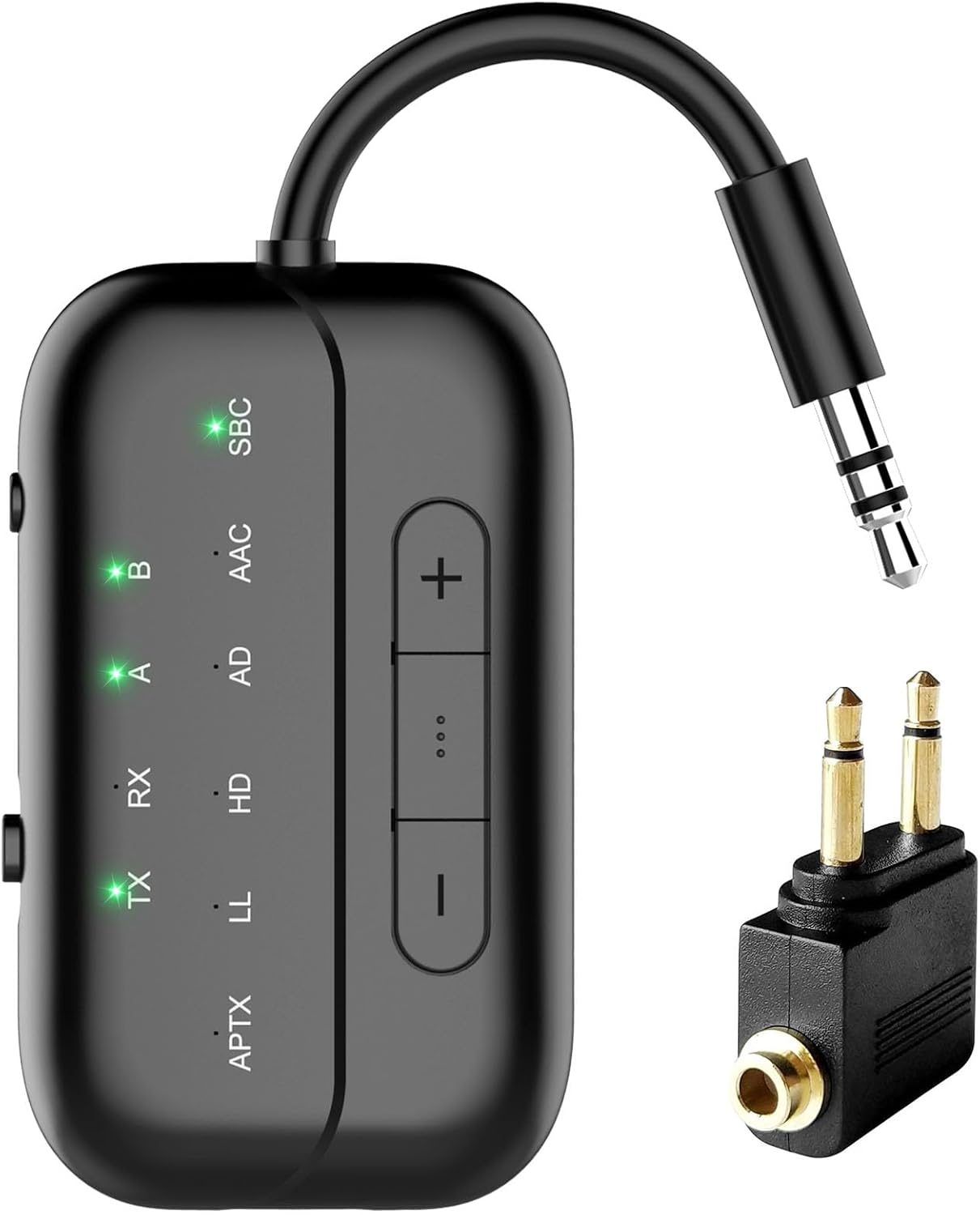 Beeitzie Bluetooth 5.4 Transmitter: Dual AirPods Support