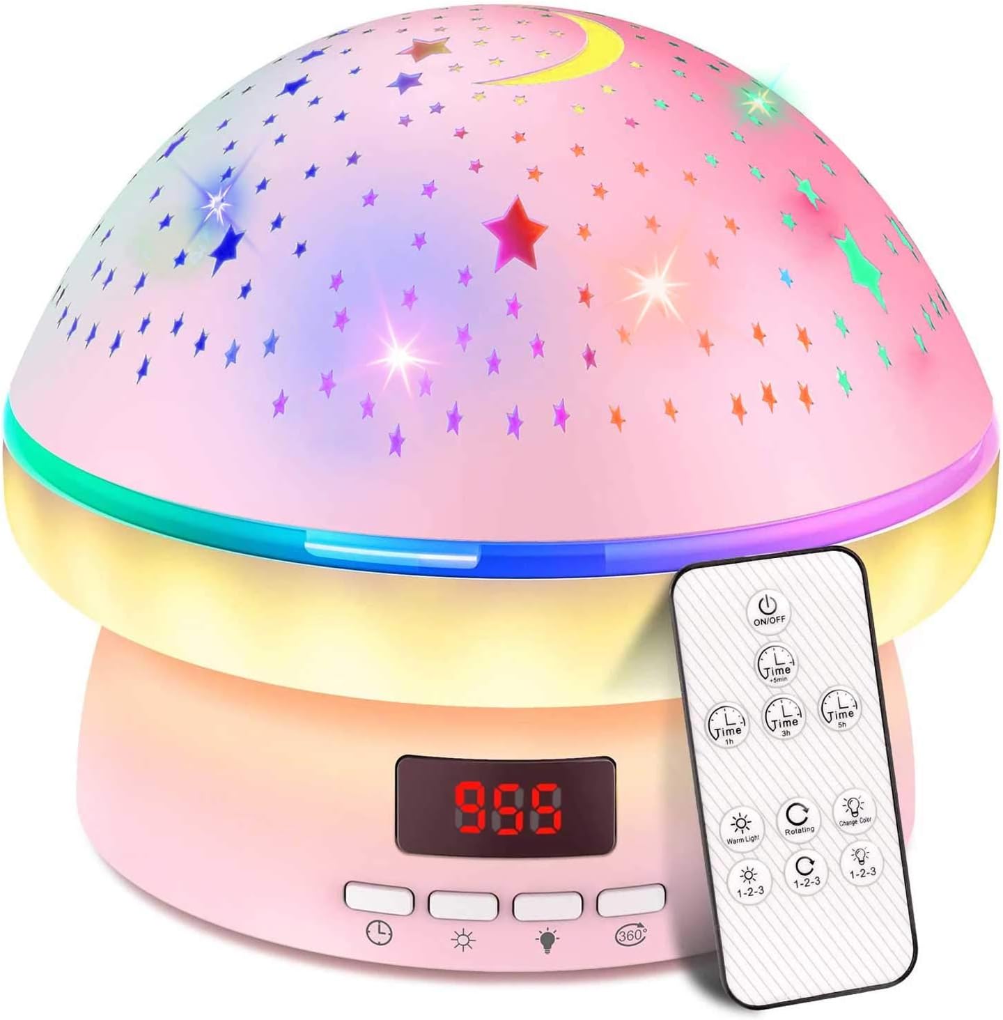 Twinkle Star Night Light Projector for Kids