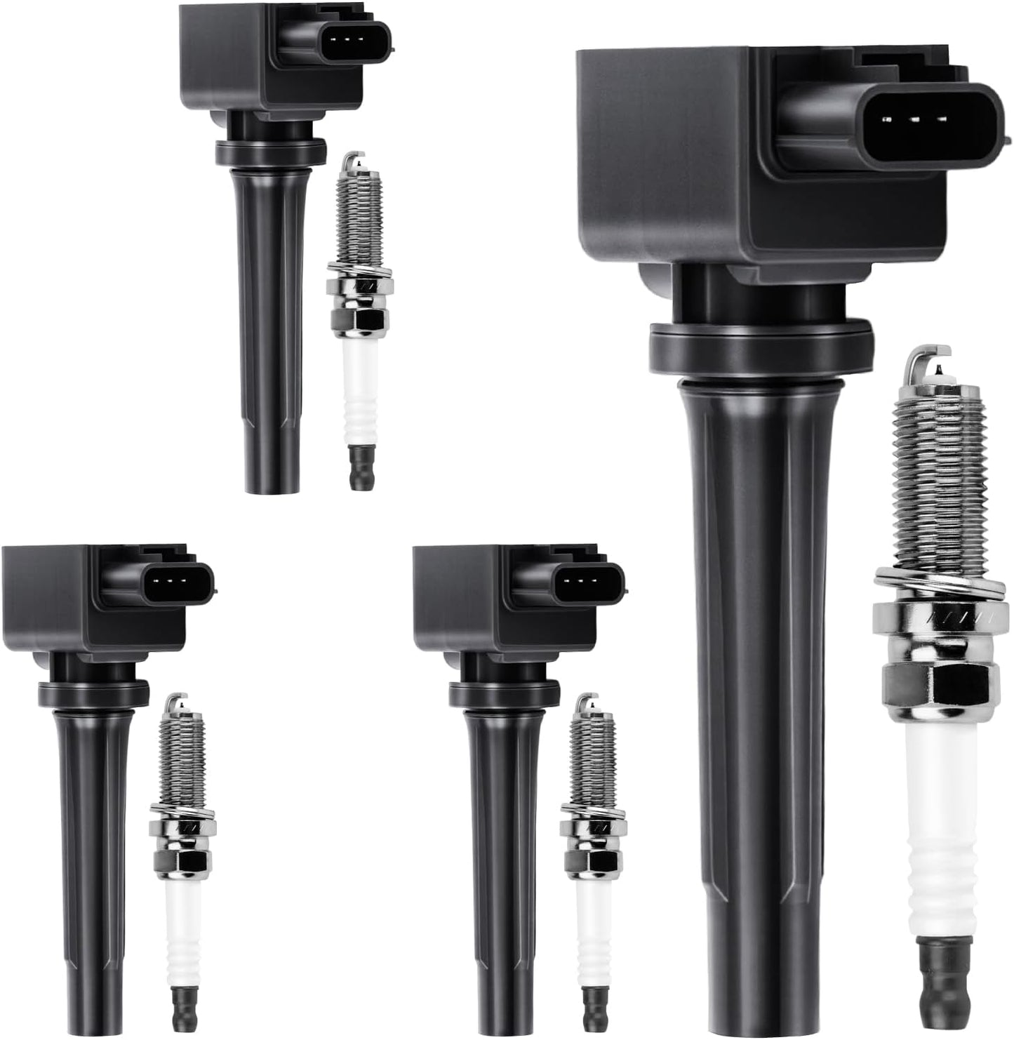 UF656 Ignition Coils Pack & Iridium Spark Plugs for Mazda