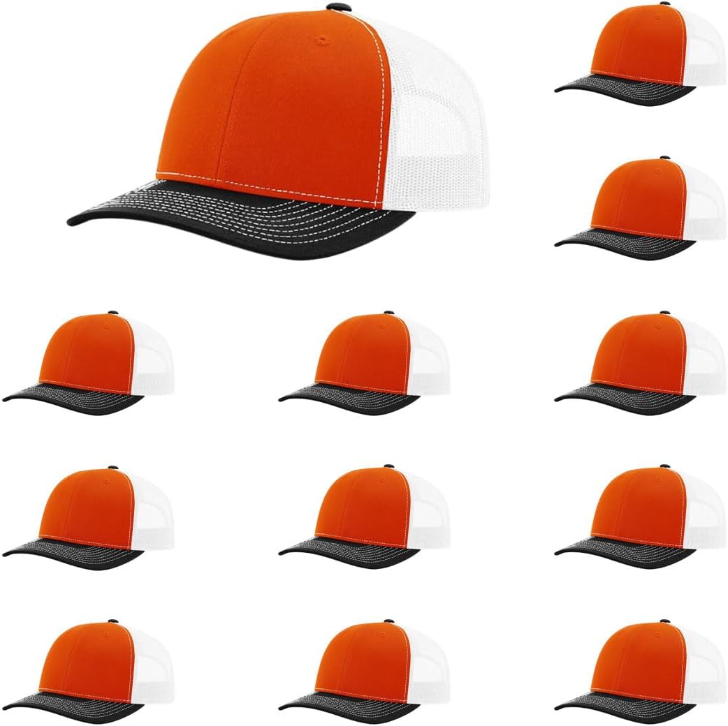 Richardson 112 Classic Six-Panel Adjustable Snapback Trucker Cap