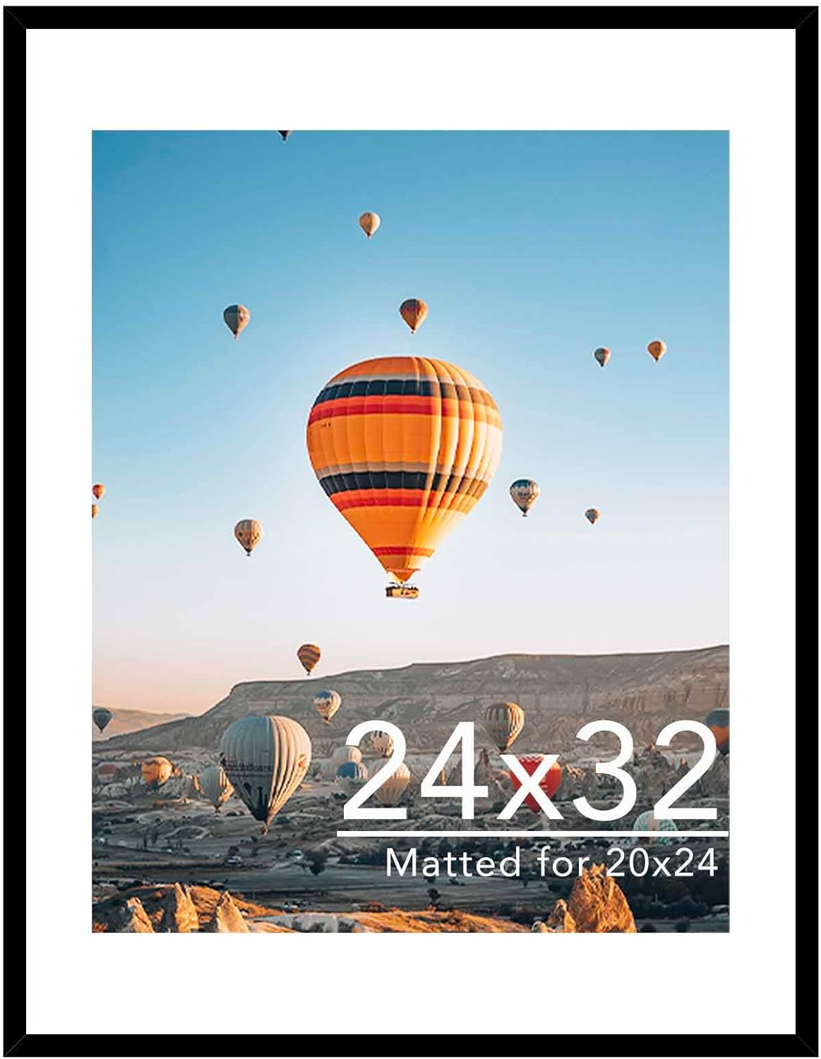 24x32 Picture Frame with Mat for Stylish Home Decor